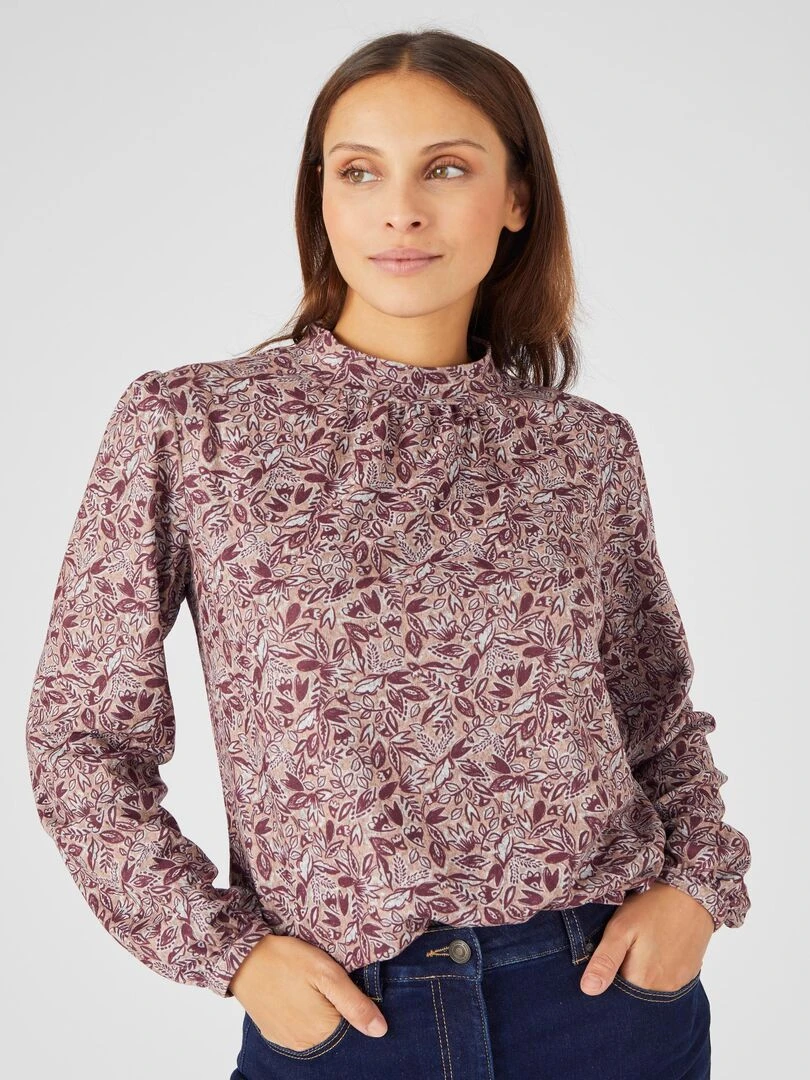 Tee shirt en maille chaude Damart Rose