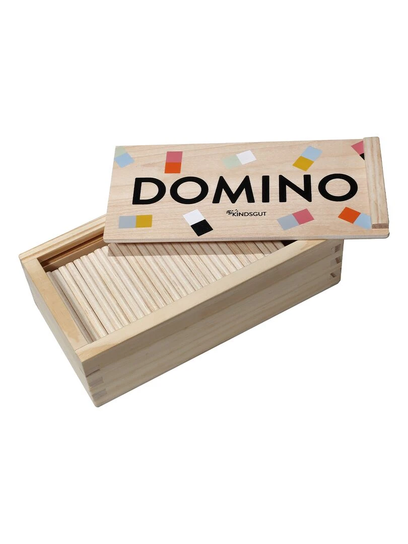 Domino Animaux en bois Multicolore