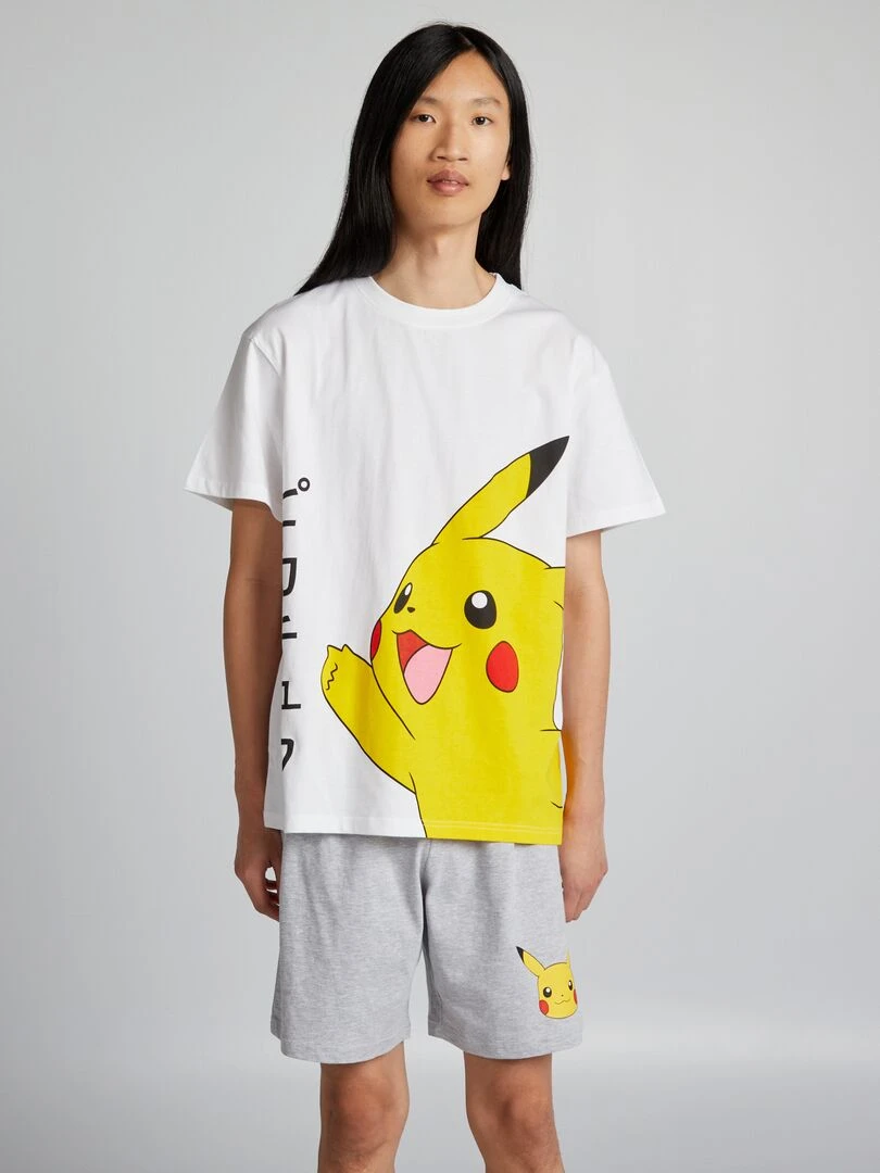 Ensemble pyjama 'Pikachu' Gris