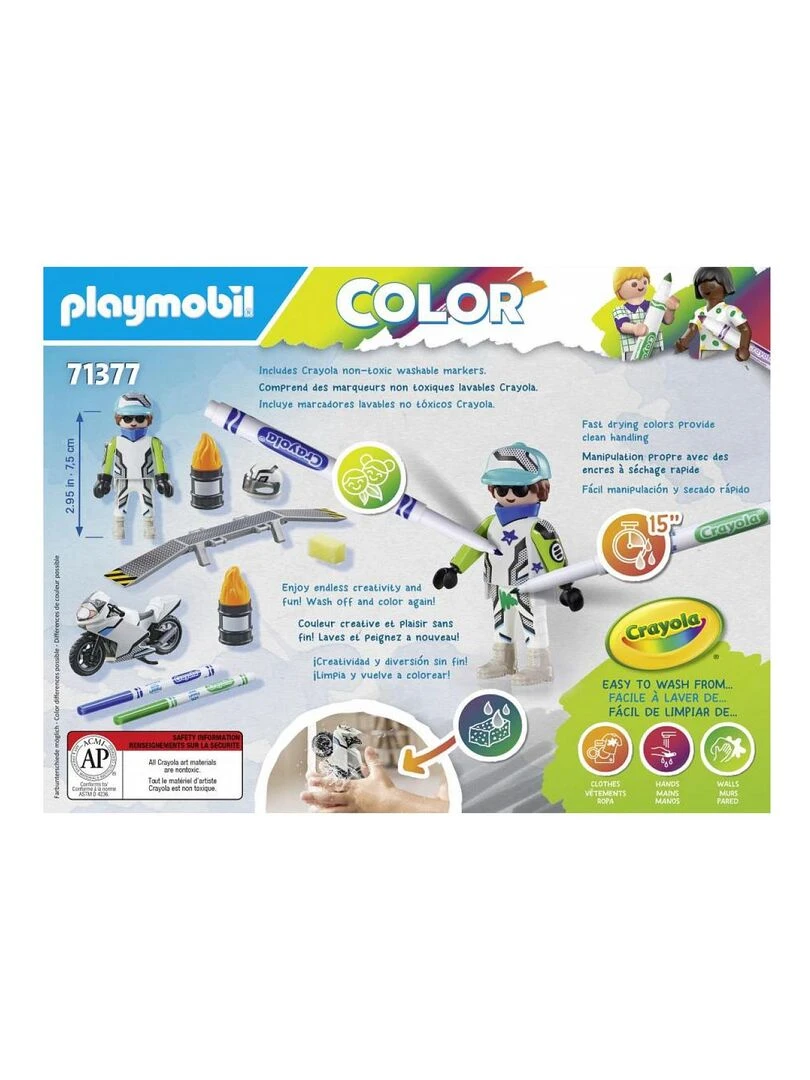 71377 'Playmobil' color : moto   N/A