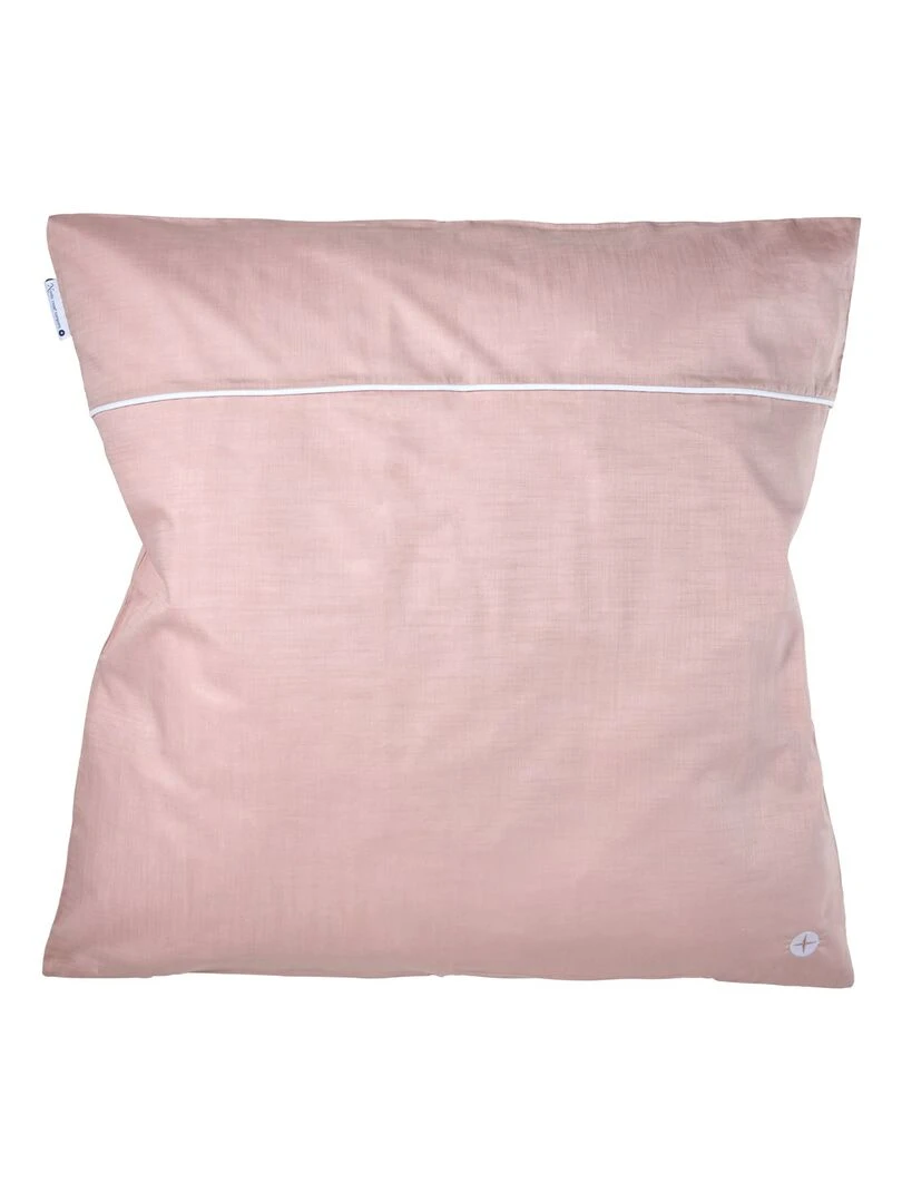 Housse de couette bébé en coton 80 x 80 cm Rose pâle