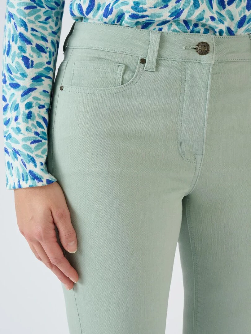 Slim 7/8ème taille haute Perfect Fit by Damart Damart Vert jade