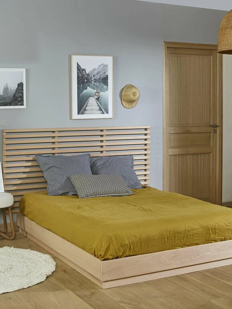 Pack lit avec matelas Baya   AKITEN RETAIL   Marron