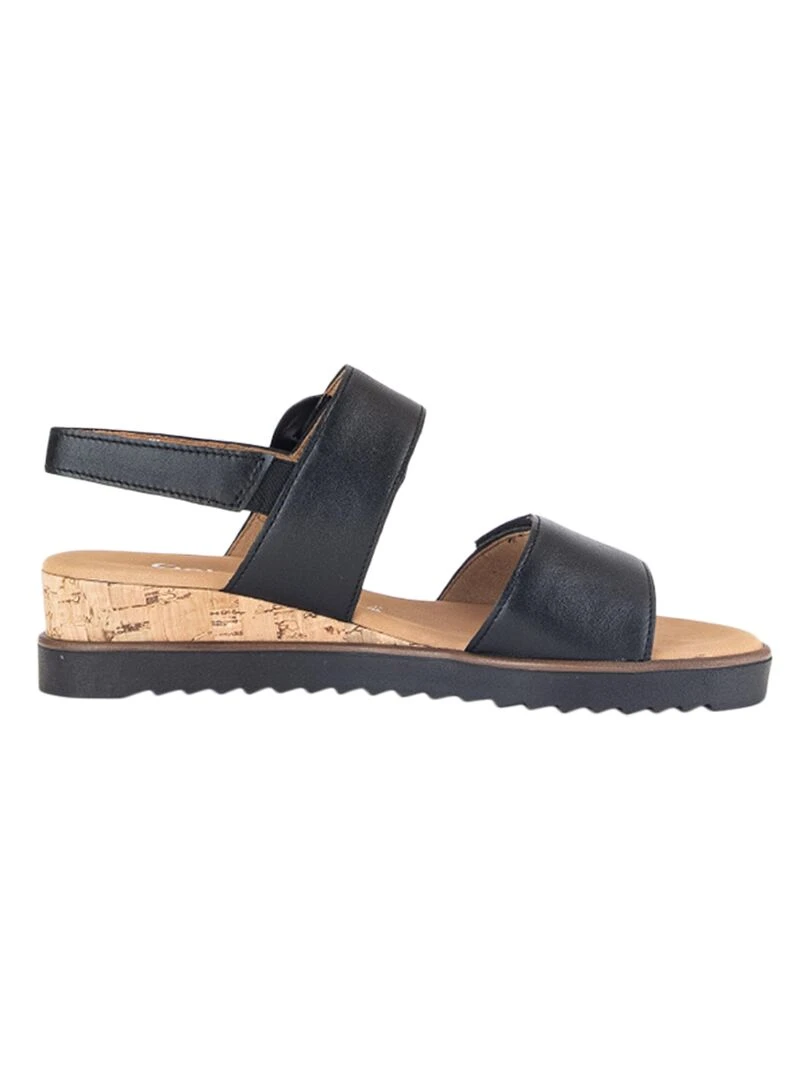 Sandales Cuir Gabor Nappa Noir