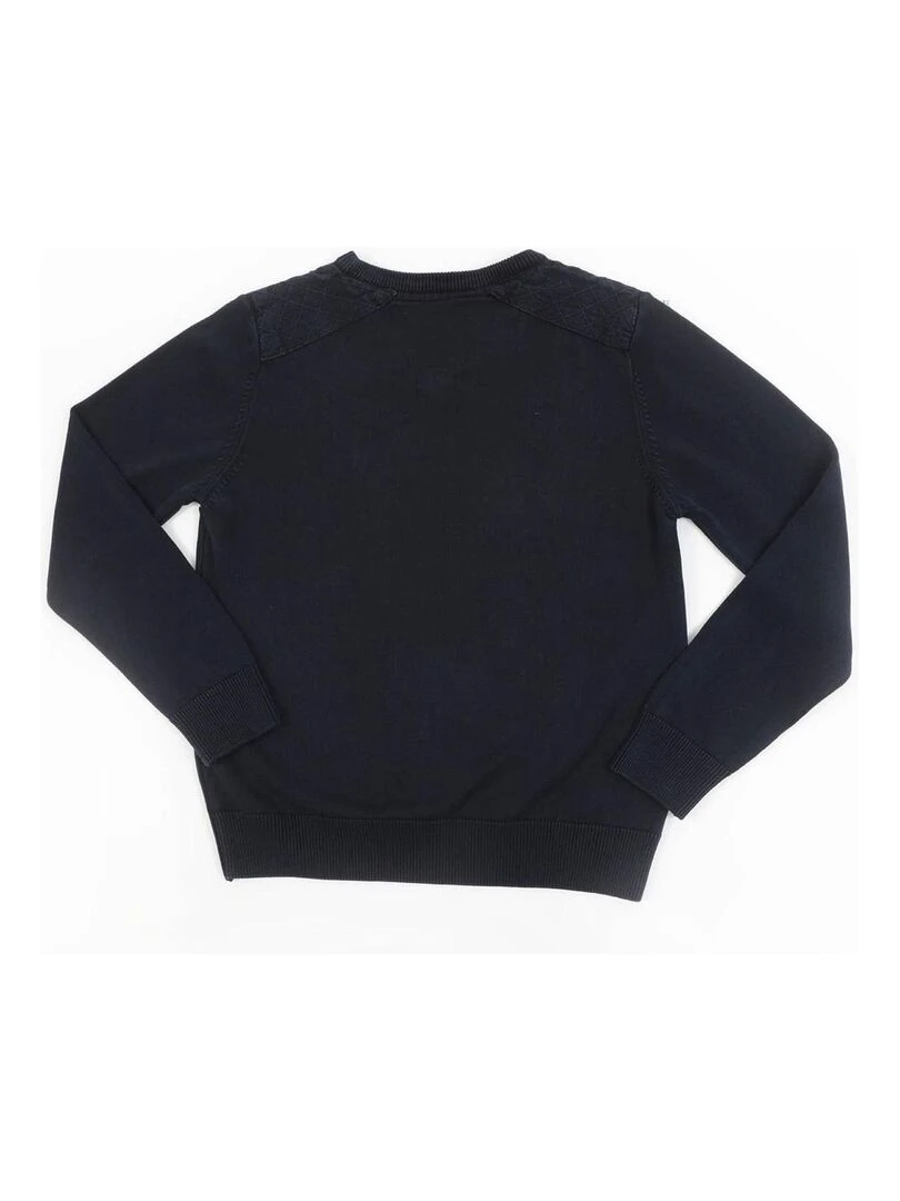 Pull col V LADWIN J   Bleu marine
