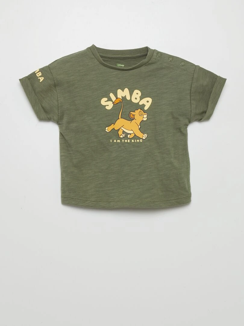 Ensemble salopette + t shirt 'Disney'   2 pièces   Vert