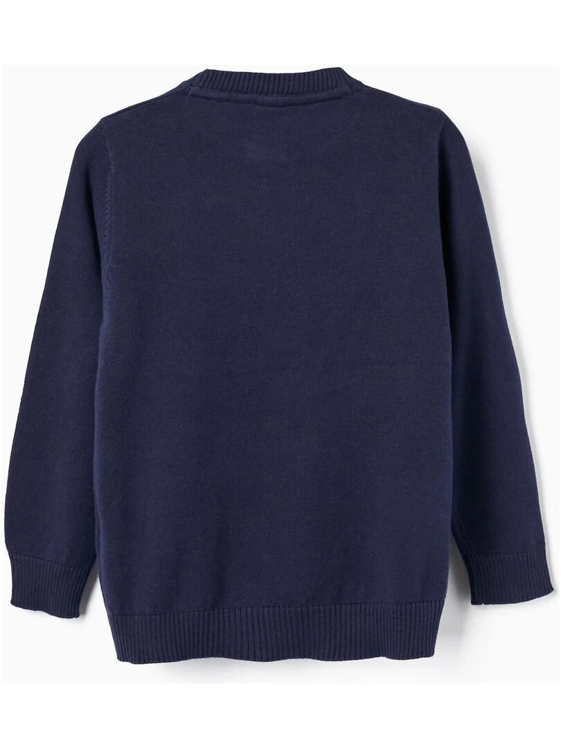 Pull en Maille pour Garçon SPRING BEGINS Bleu foncé