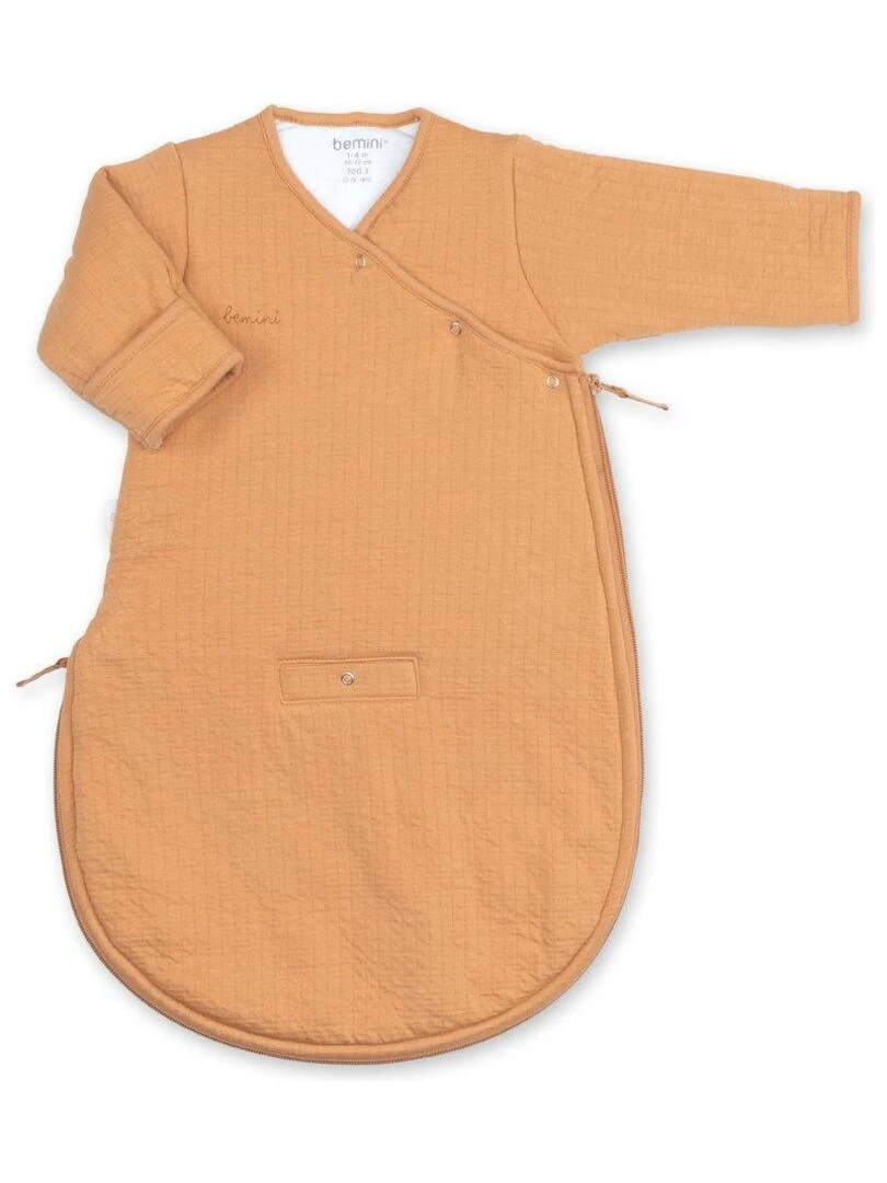 Bemini Gigoteuse avec moufles Pady Tetra Jersey et jersey Jaune clair