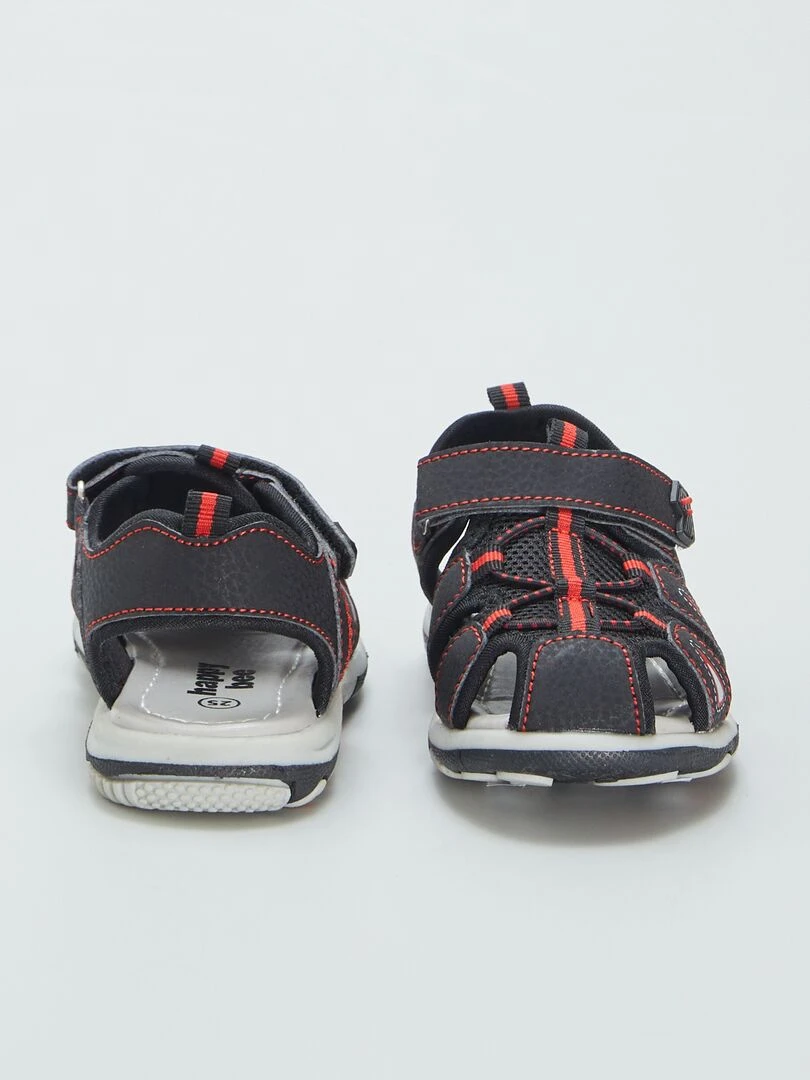 Sandales de sport fermées devant   Noir