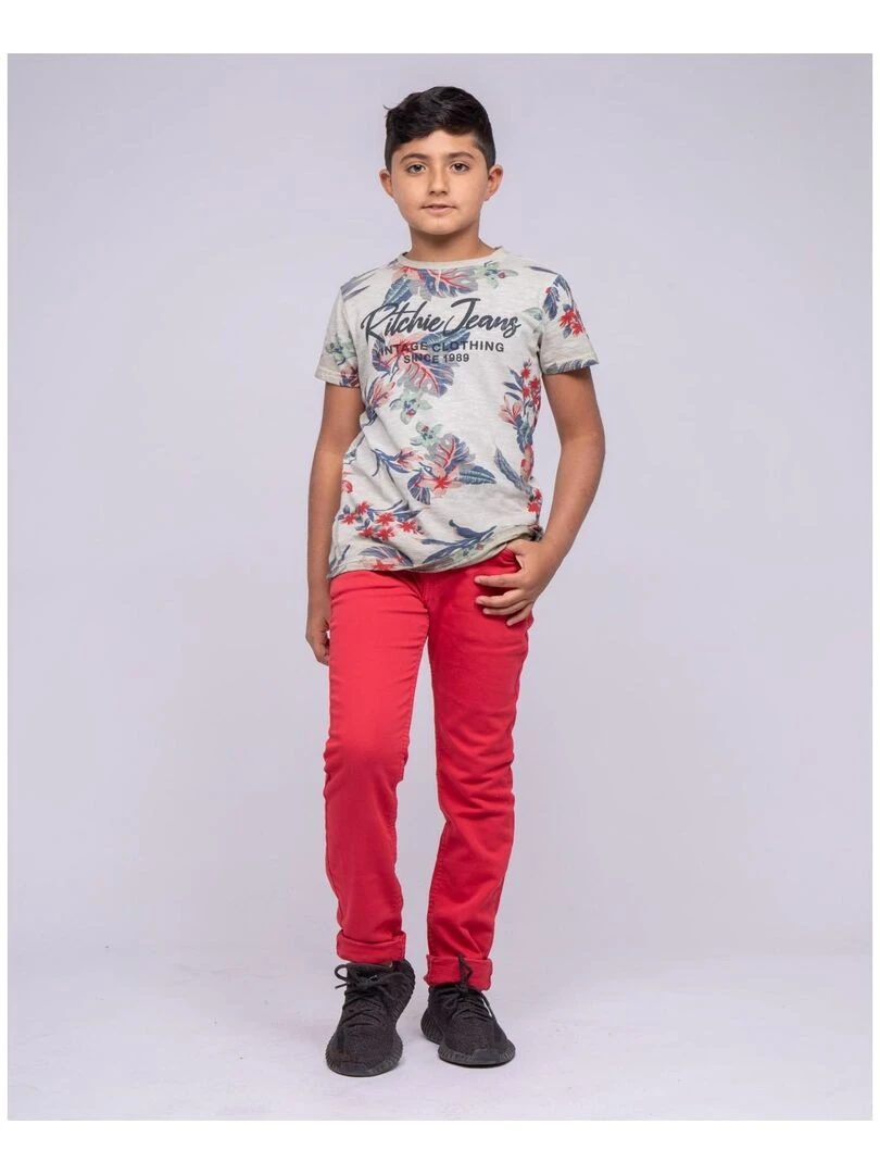Pantalon chino CANDELO J   Rouge