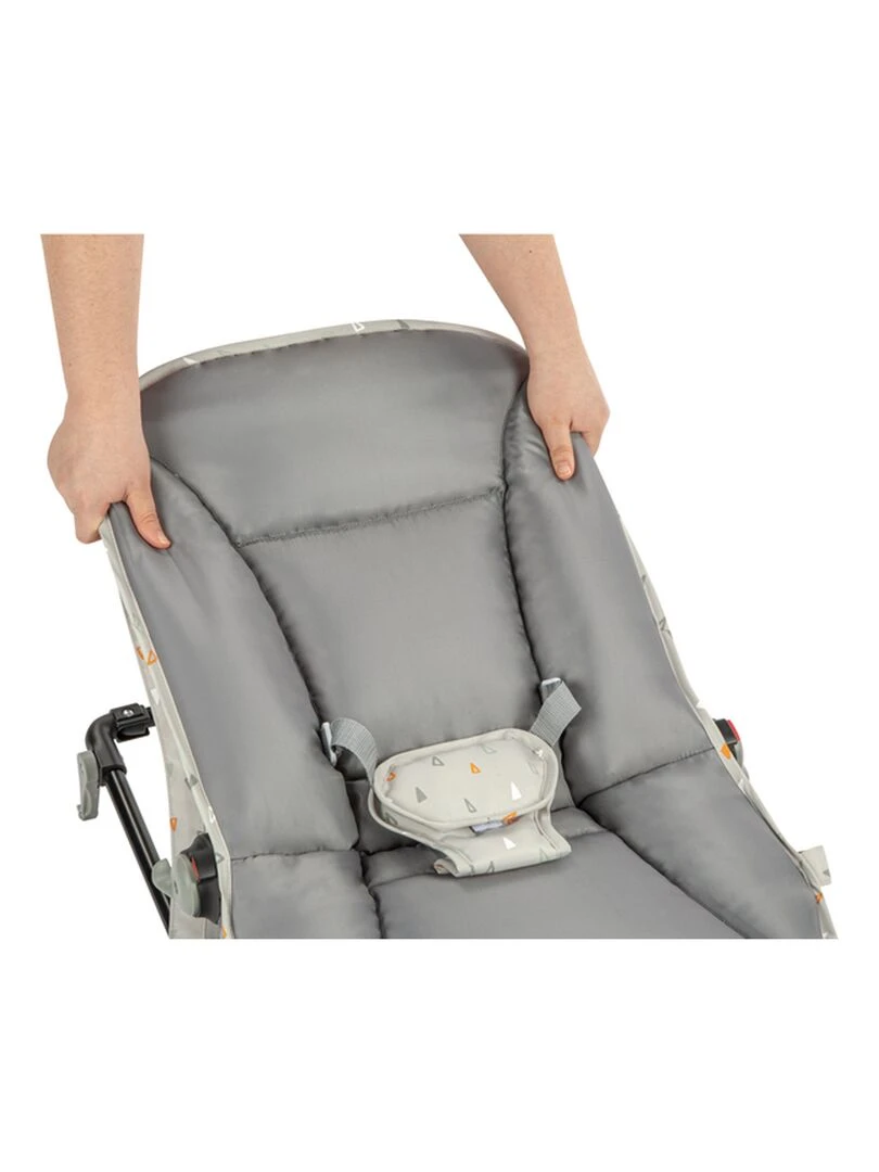 BEBECONFORT Starlight Transat bébé  inclinable  De la naissance à 9 mois (9kg)  Warm grey   Gris Gris
