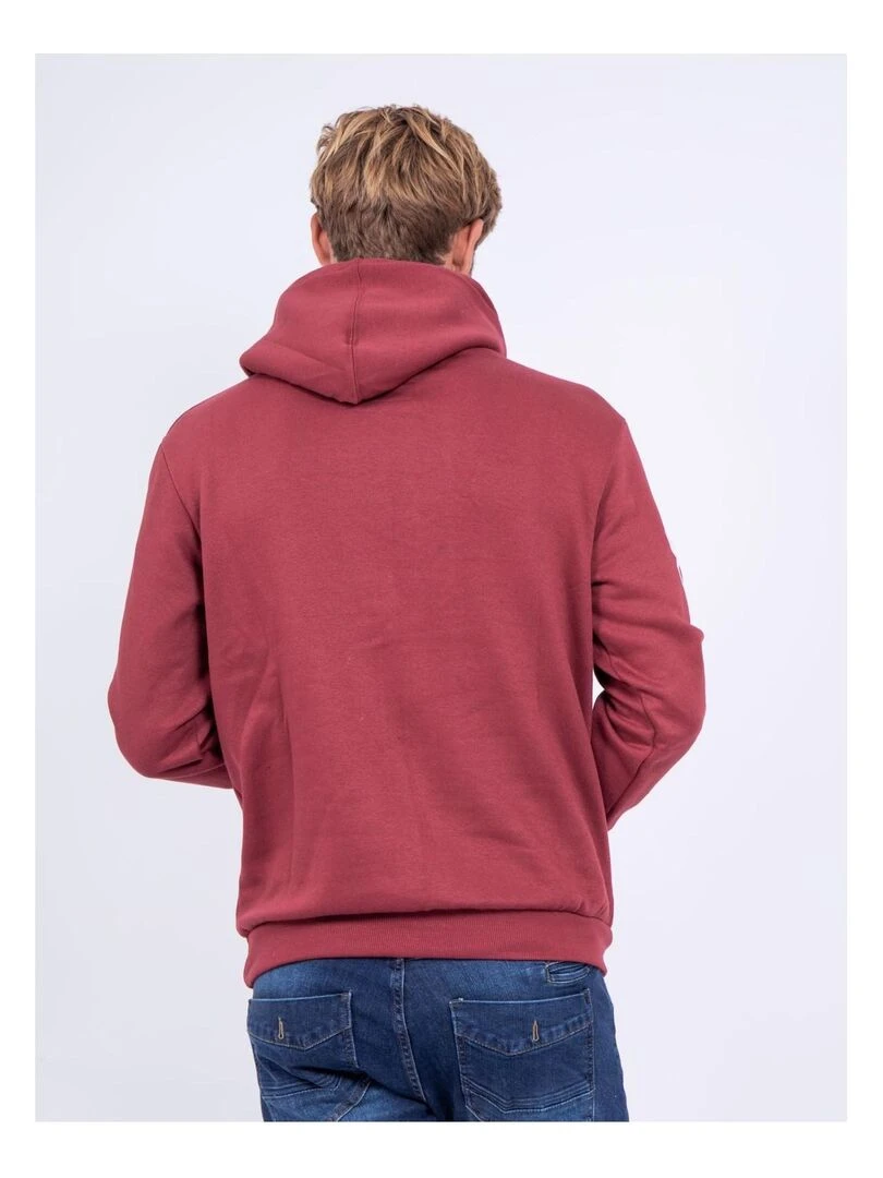 Sweat capuche WARLUZ Bordeaux