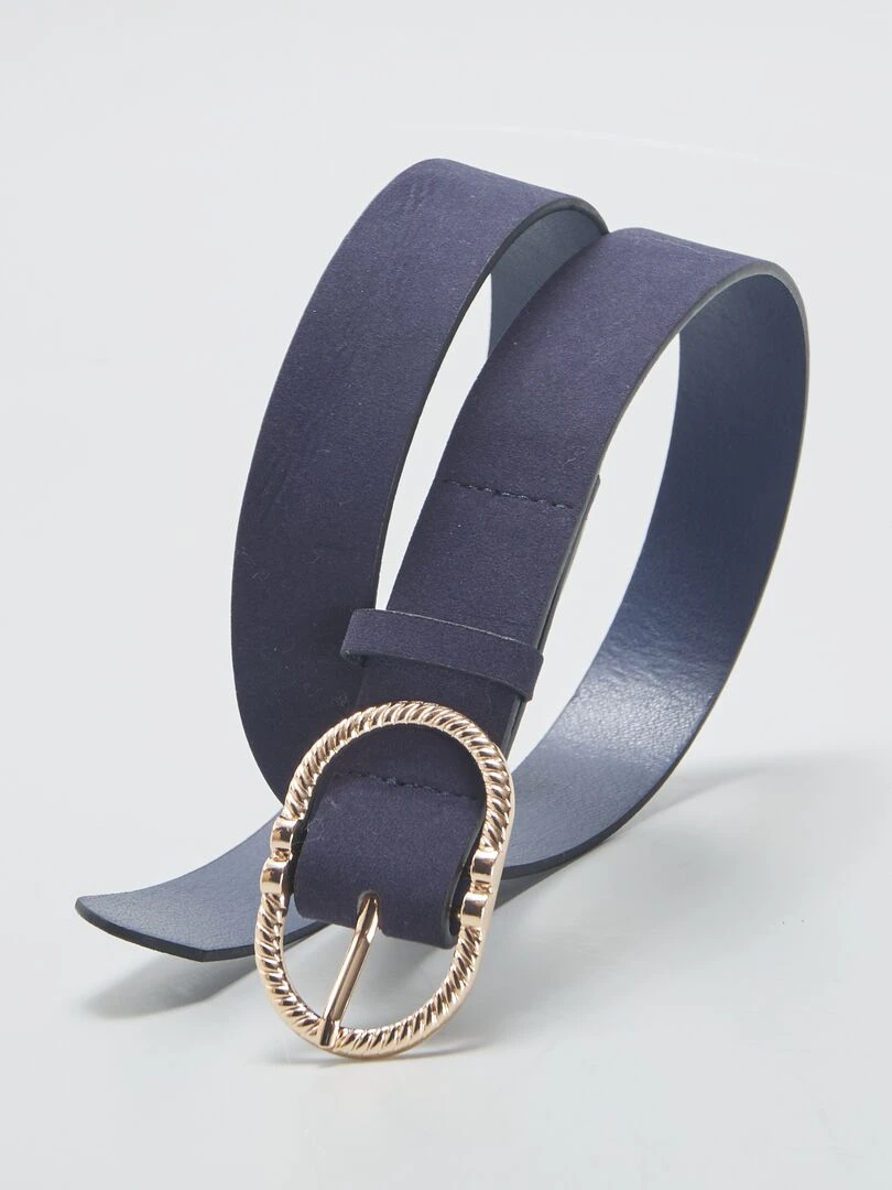 Ceinture en suedine Bleu