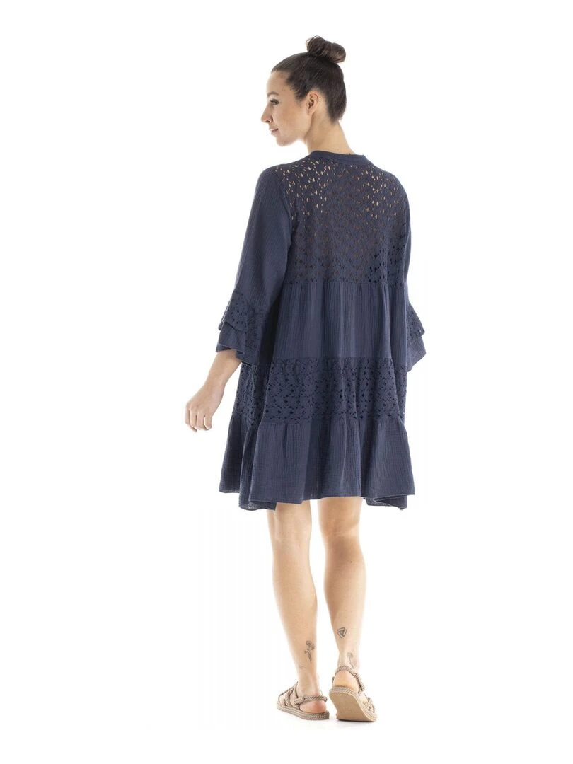 Robe  MORINA   Gérard Pasquier   Bleu marine