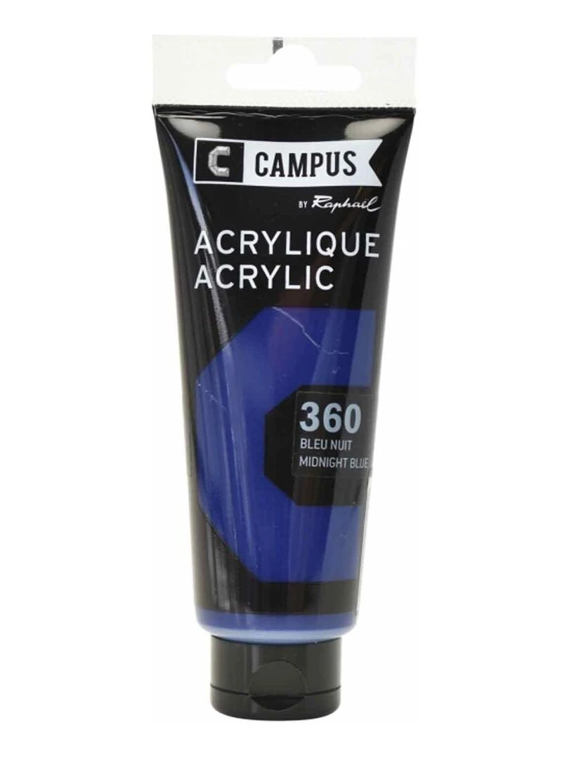Peinture acrylique 100 ml Bleu nuit n°360 N/A