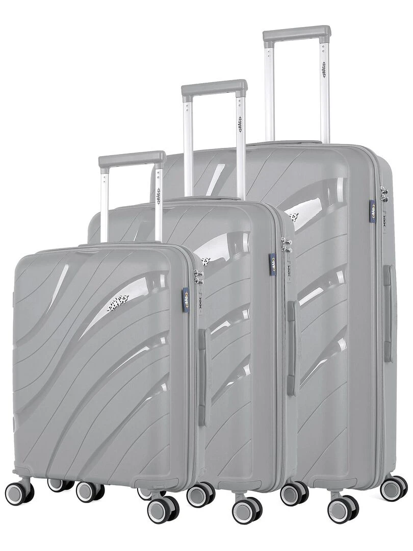 SET DE 3 PERSEE Gris