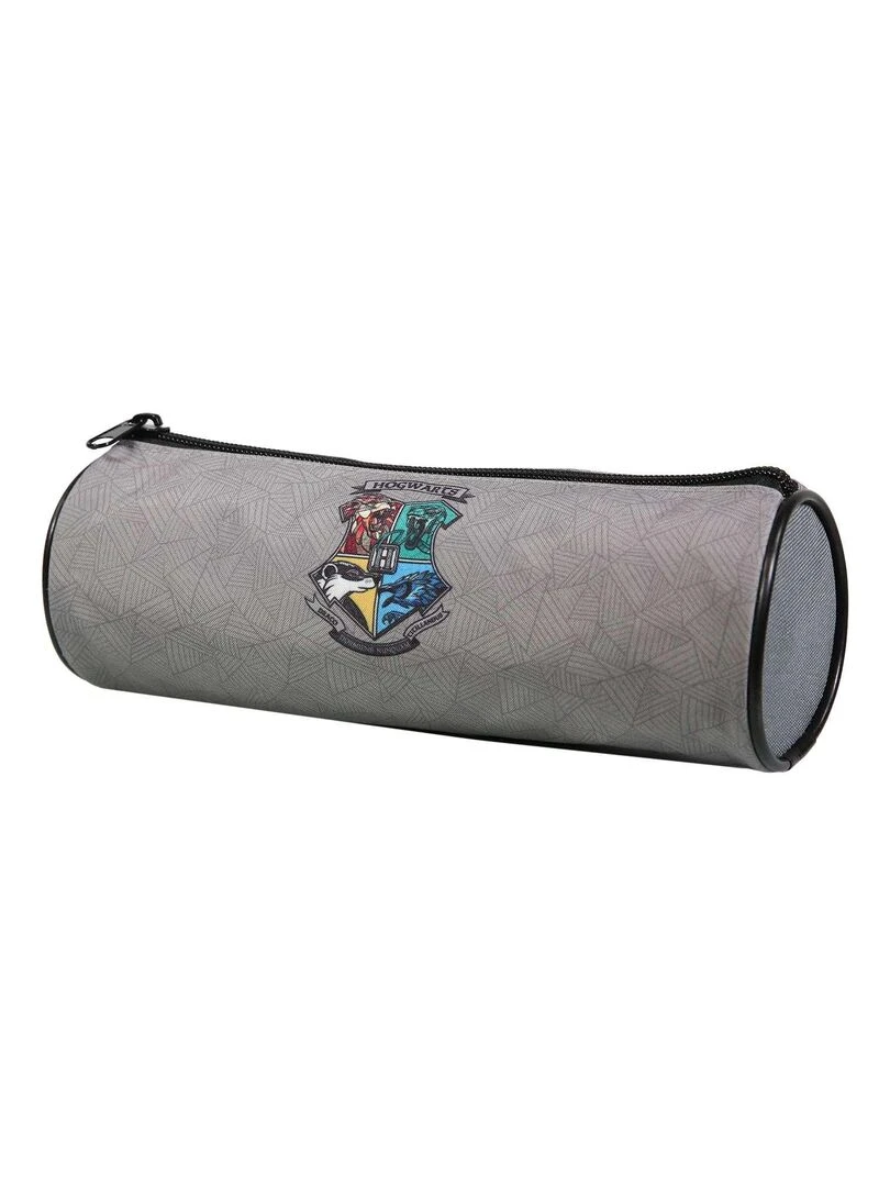 BAGTROTTER Trousse scolaire ronde Harry Potter Grise Gris