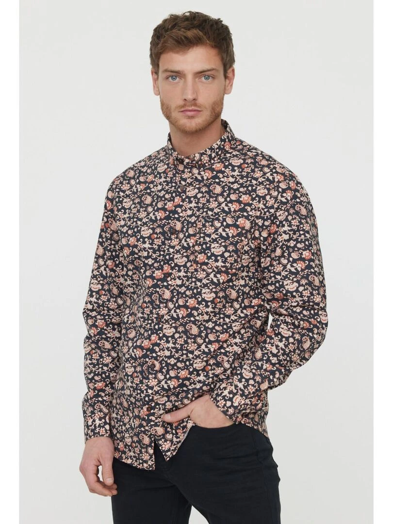Lee Cooper Chemise manches longues coton regular DIVIO Noir
