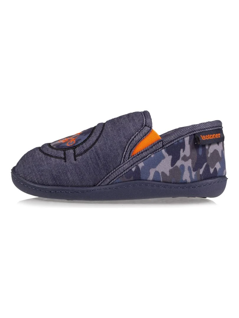 Chaussons mocassins Enfant Denim Vélo   Bleu