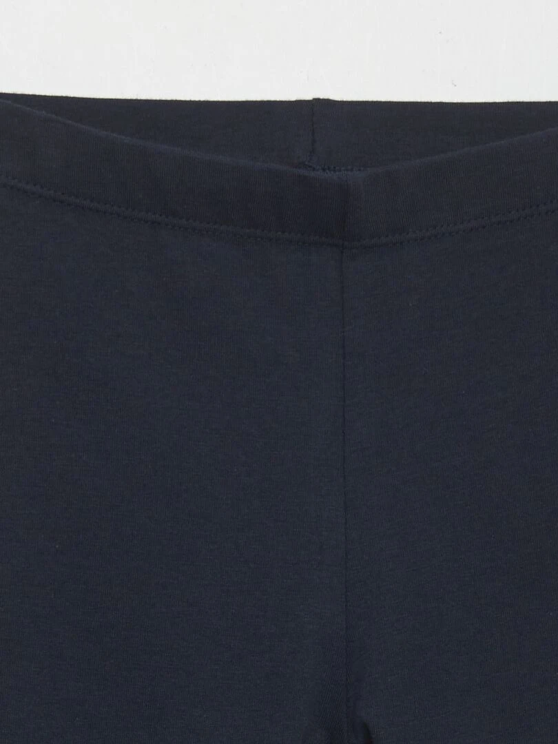 Legging stretch à coupe 3/4 sous genou Bleu