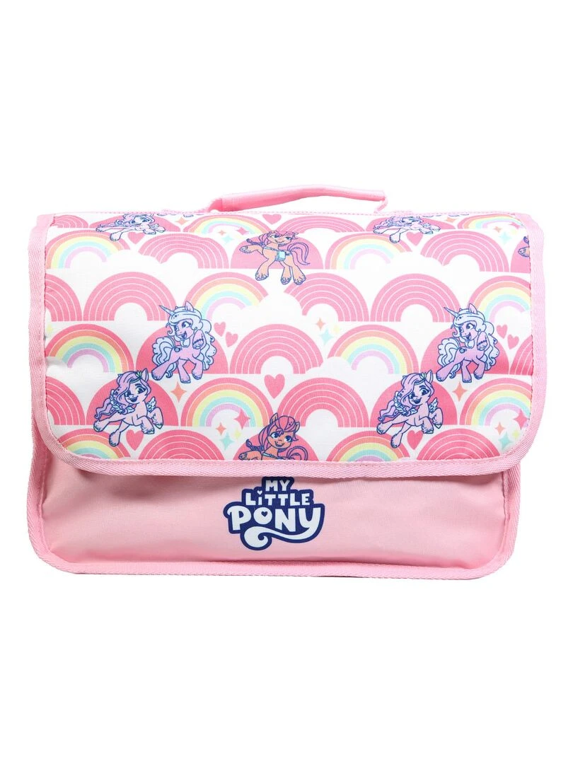 BAGTROTTER Cartable 32 cm maternelle My Little Pony Rose Rose