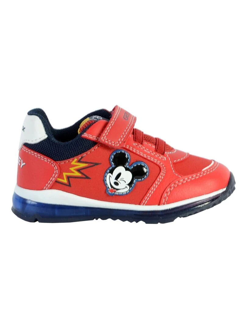 Basket Geox BébéGarçons B Todo Rouge
