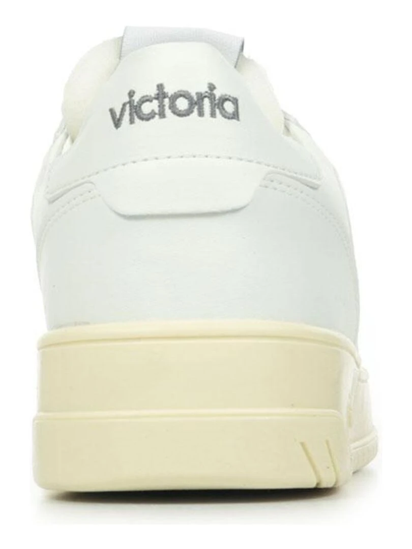Baskets Victoria Seul Efecto Piel & Serra   Blanc
