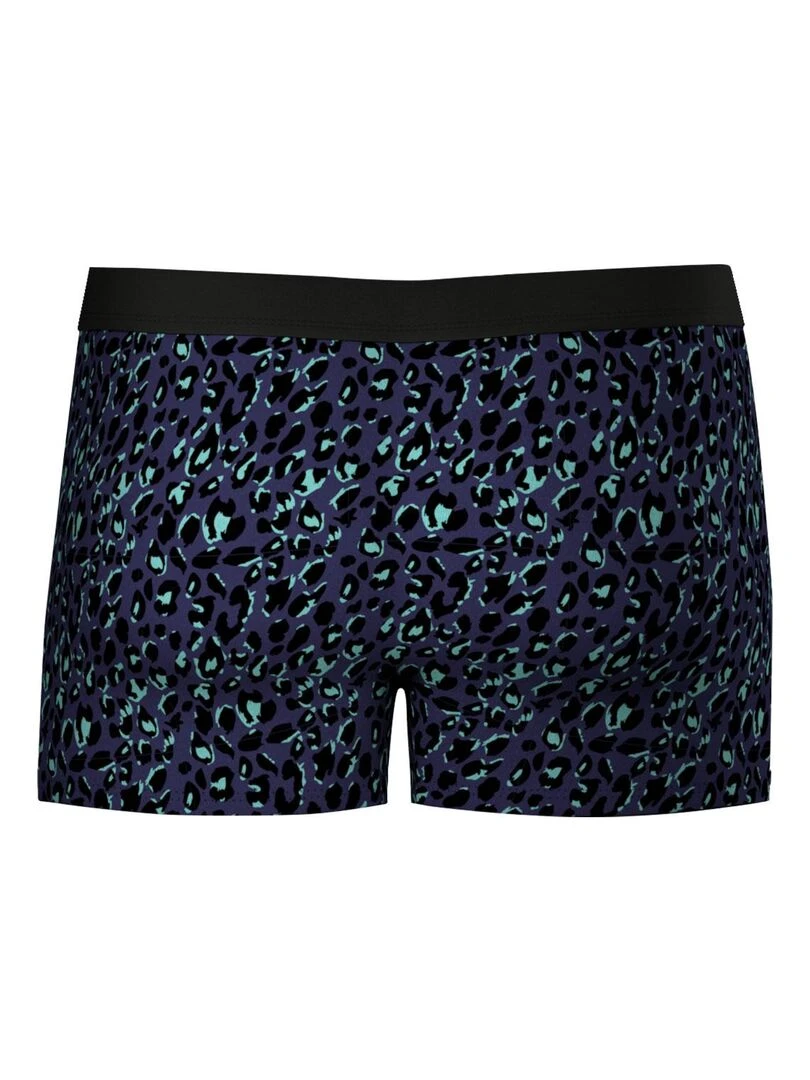 Boxer de bain homme Jungle   Bleu
