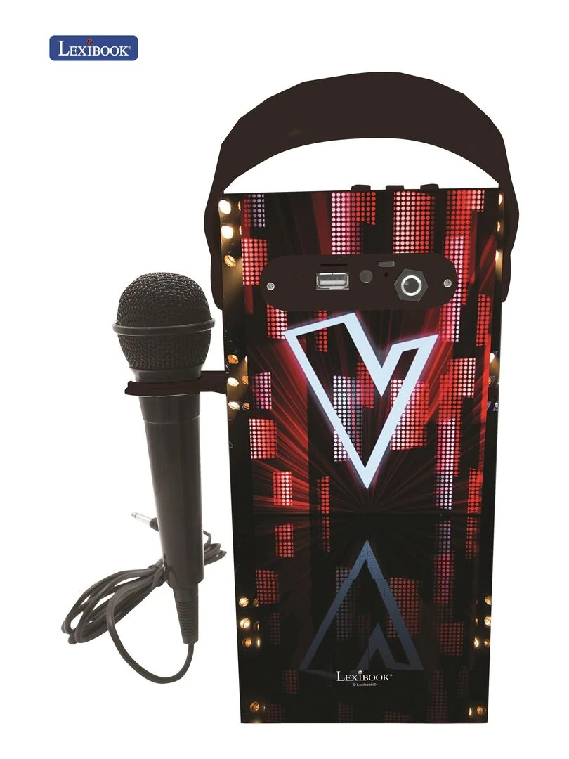 Enceinte Tendance Bluetooth® Portable Avec Micro Et Effets Lumineux The Voice N/A