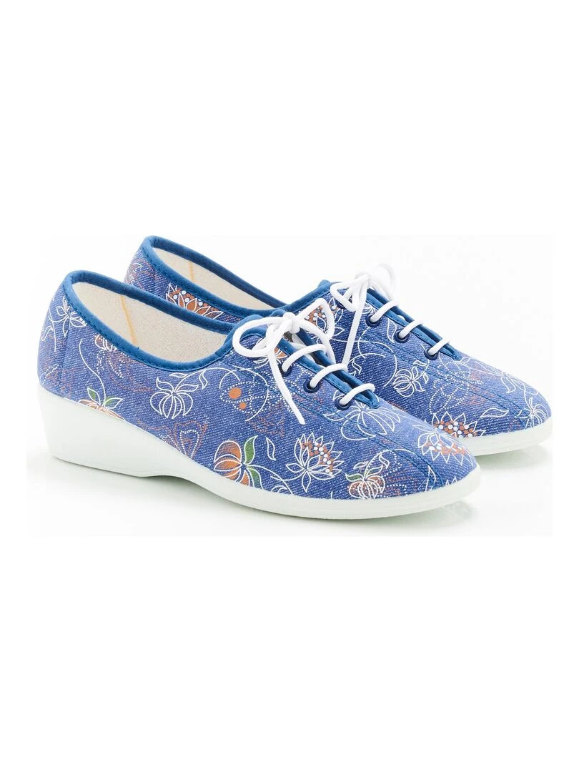 Derbies en toile Damart Bleu
