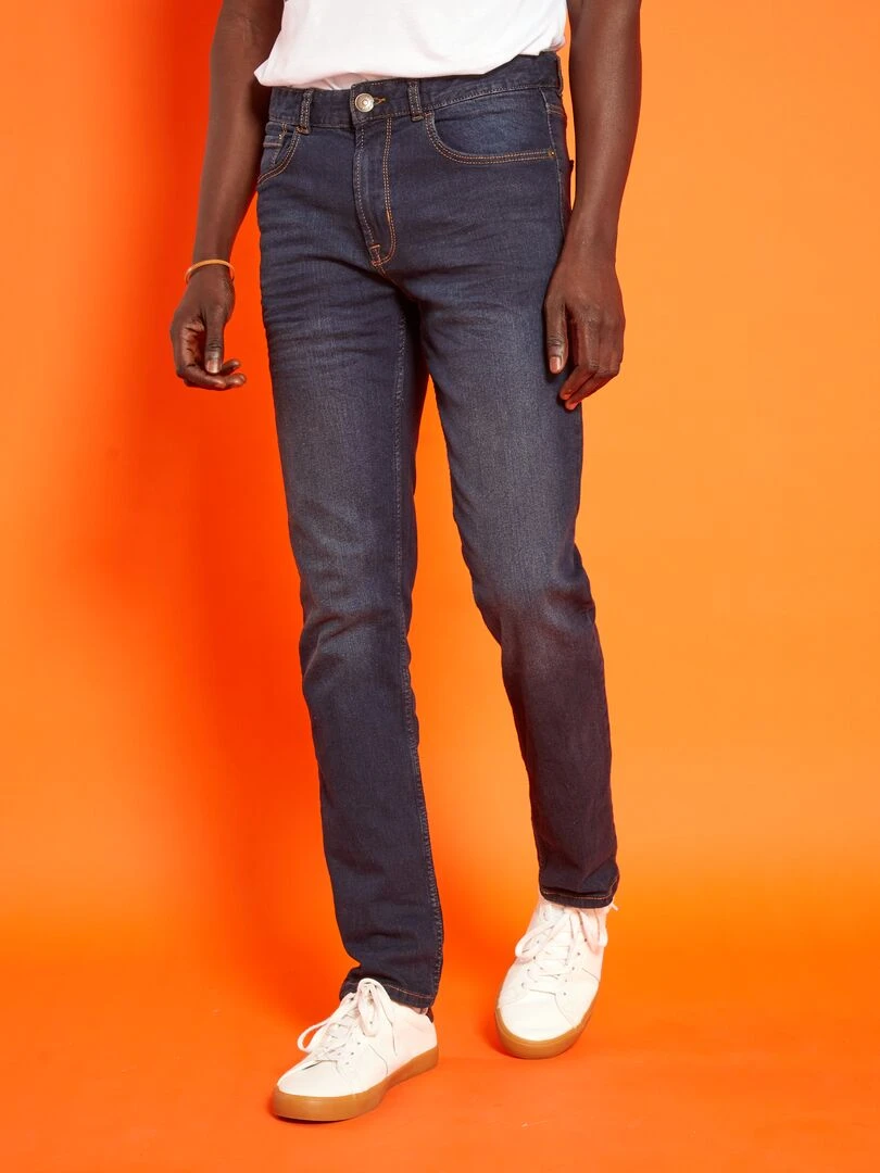 Jean slim L32 bleu indigo