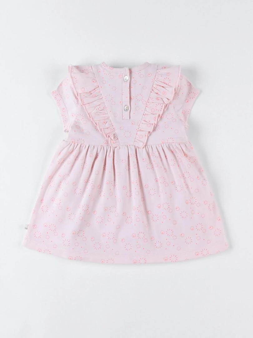 Robe imprimé feux d'artifice en jersey  clair   Noukie's   Rose