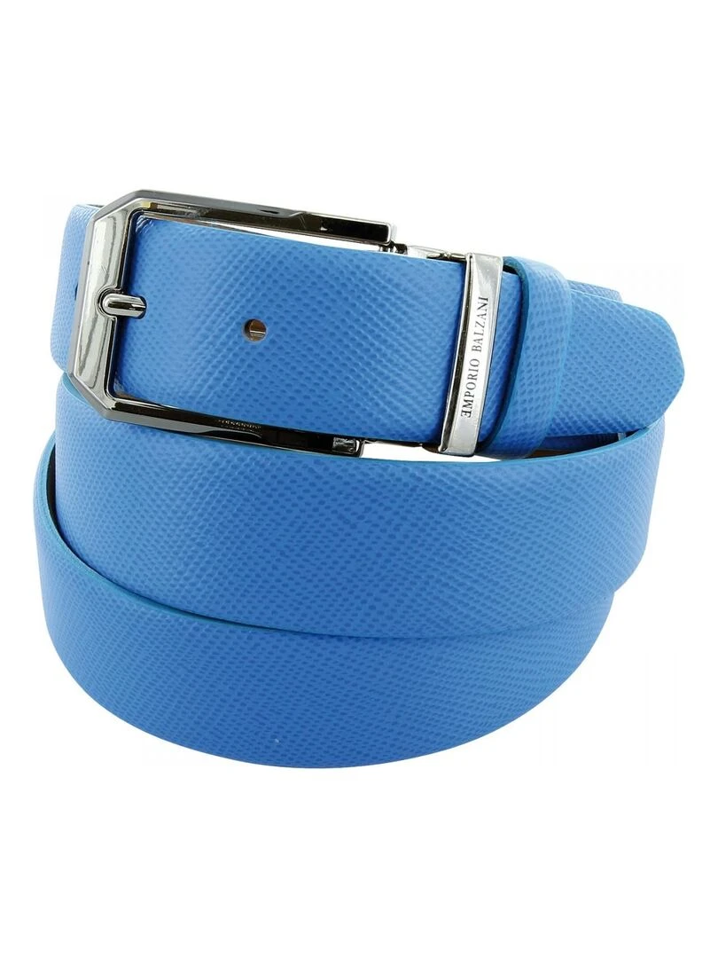 Ceinture cuir LAGOON Bleu