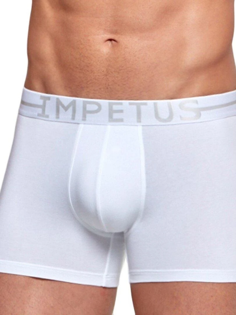 Boxer coton stretch Essentials Blanc
