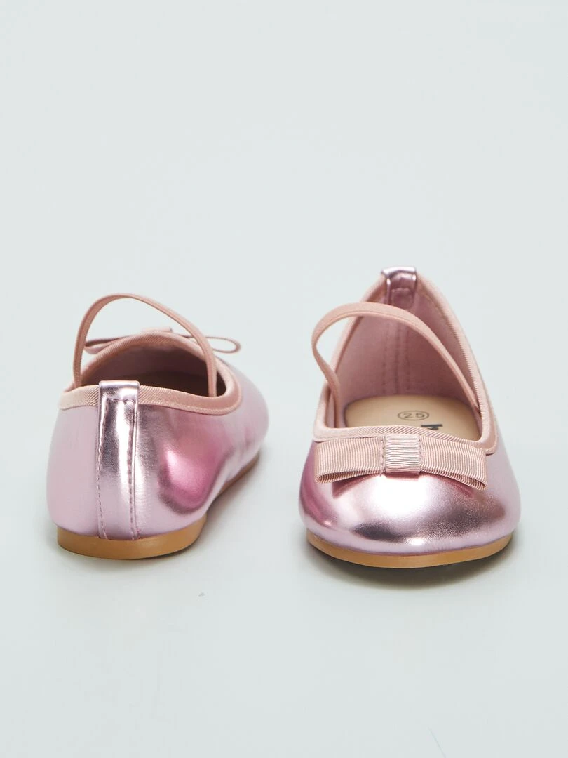 Ballerine avec mini talonette   Rose