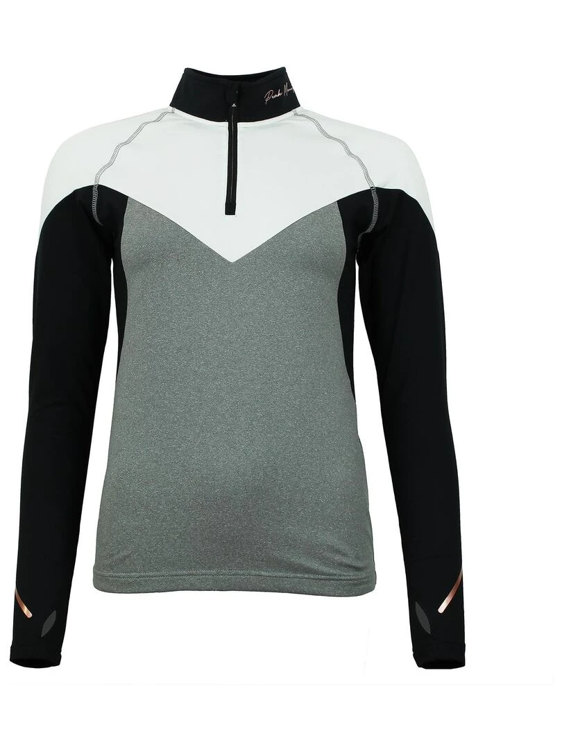Top technique femme ANTOR   Gris Noir