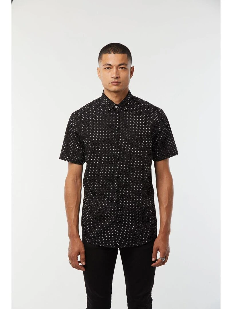 Lee Cooper Chemise manches longues coton slim DIVOK Noir