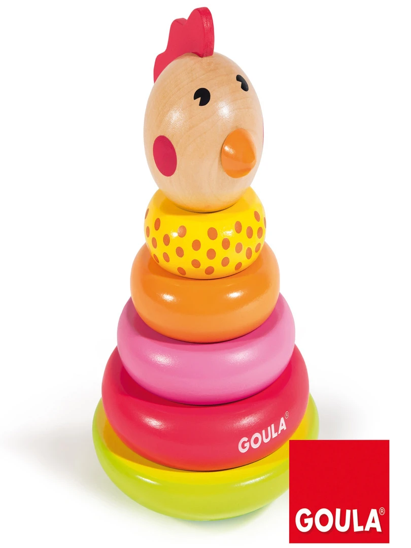 Pyramide en bois Poule N/A