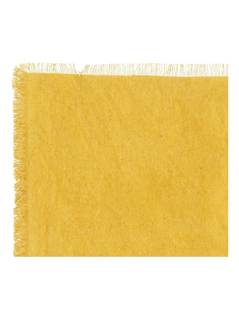 Set de table à franges Jaune