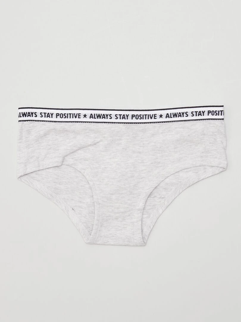 Lot de 3 shorties stretchs   BLACK_WH