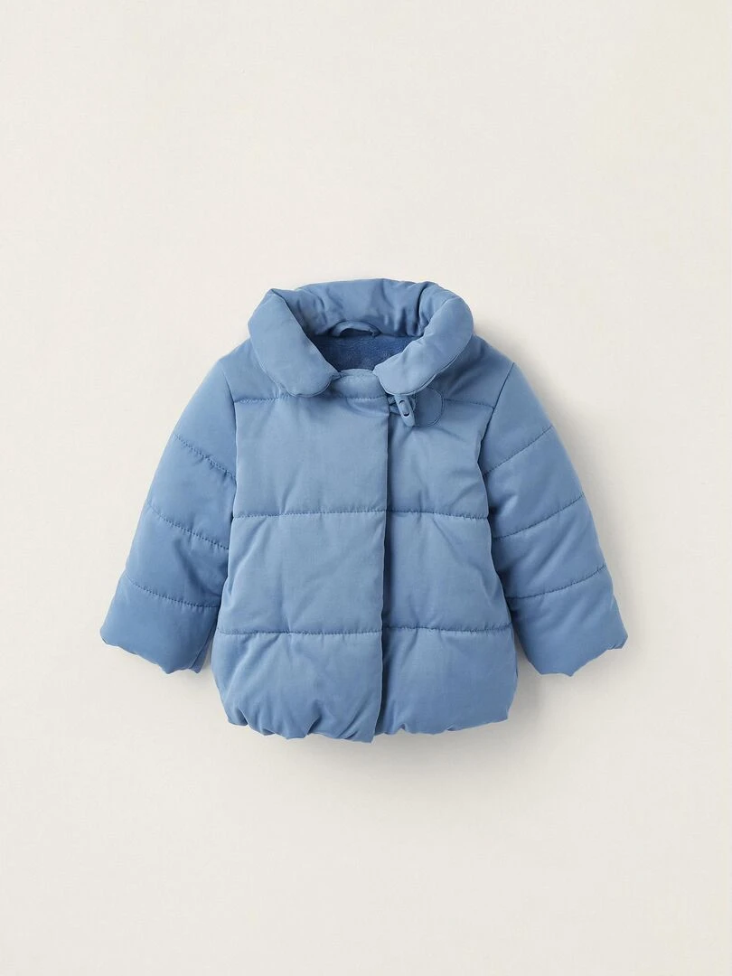 Combinaison matelassée avec capuche pour nouveau né   BALMORAL'S AFTERNOONS   Bleu