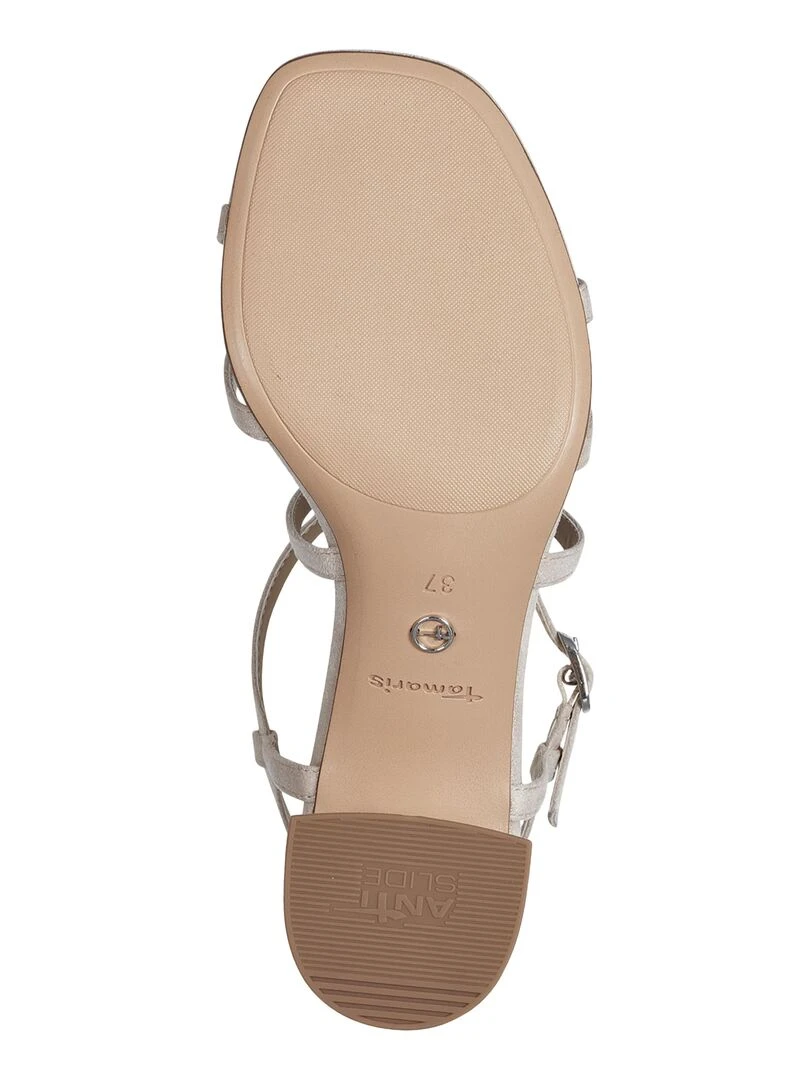 Sandale à Bride Talon Tamaris   Beige