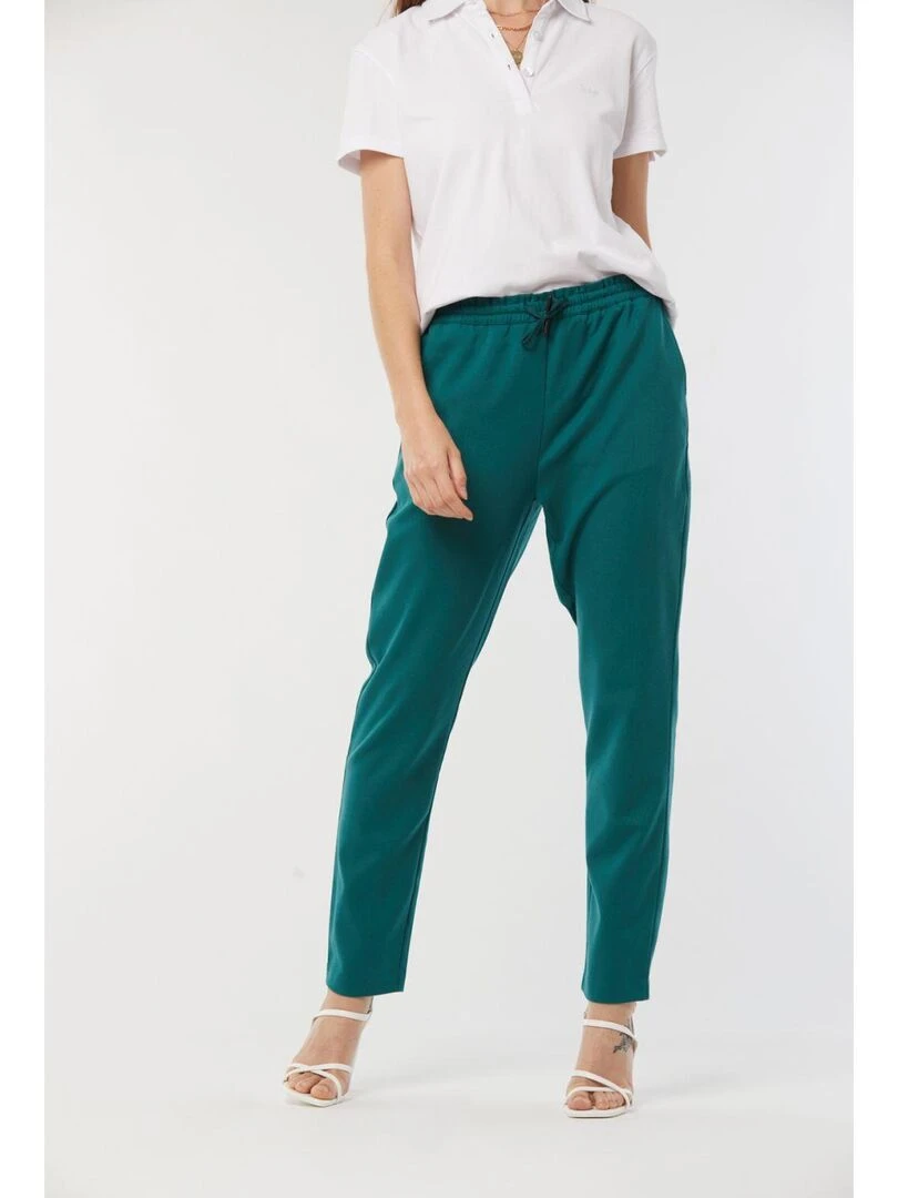 Lee Cooper   Pantalon lyocell regular GURI   Vert bouteille