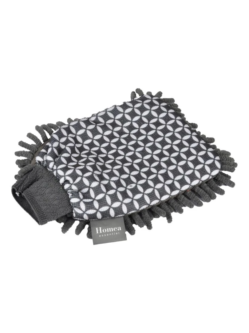 Gant chenille microfibre Terrazzio Gris