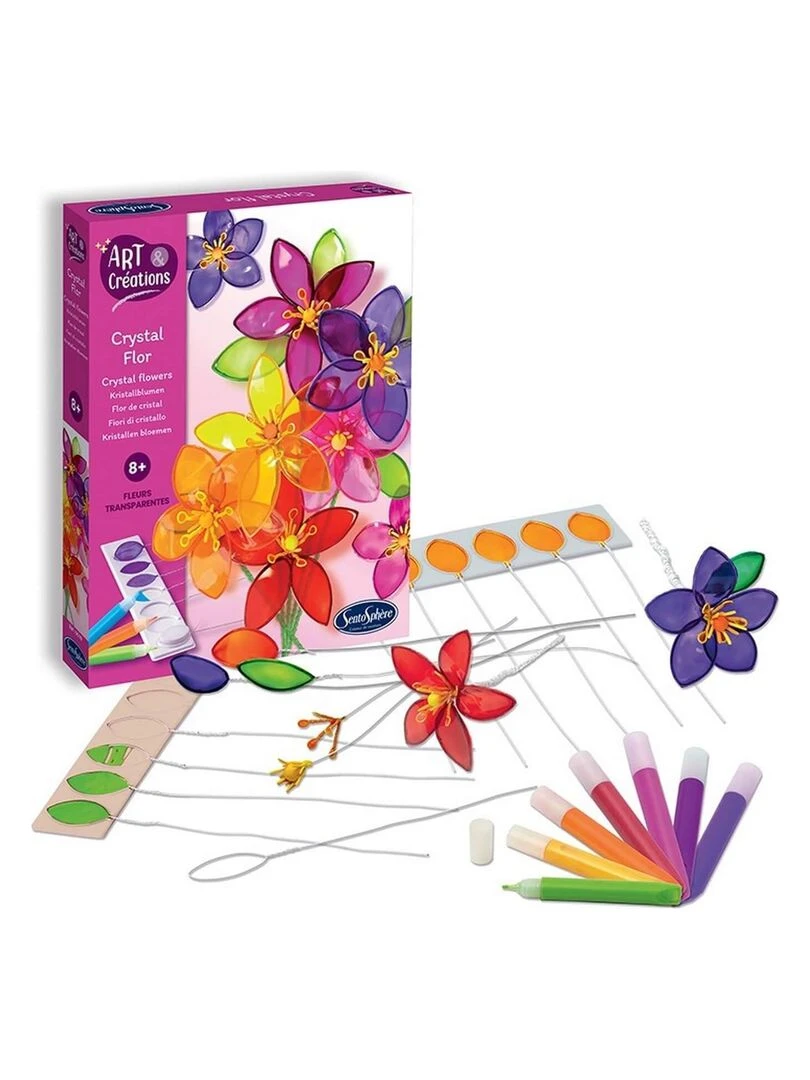 Crystal Flor   Art et creations   Fleurs transparentes   N/A