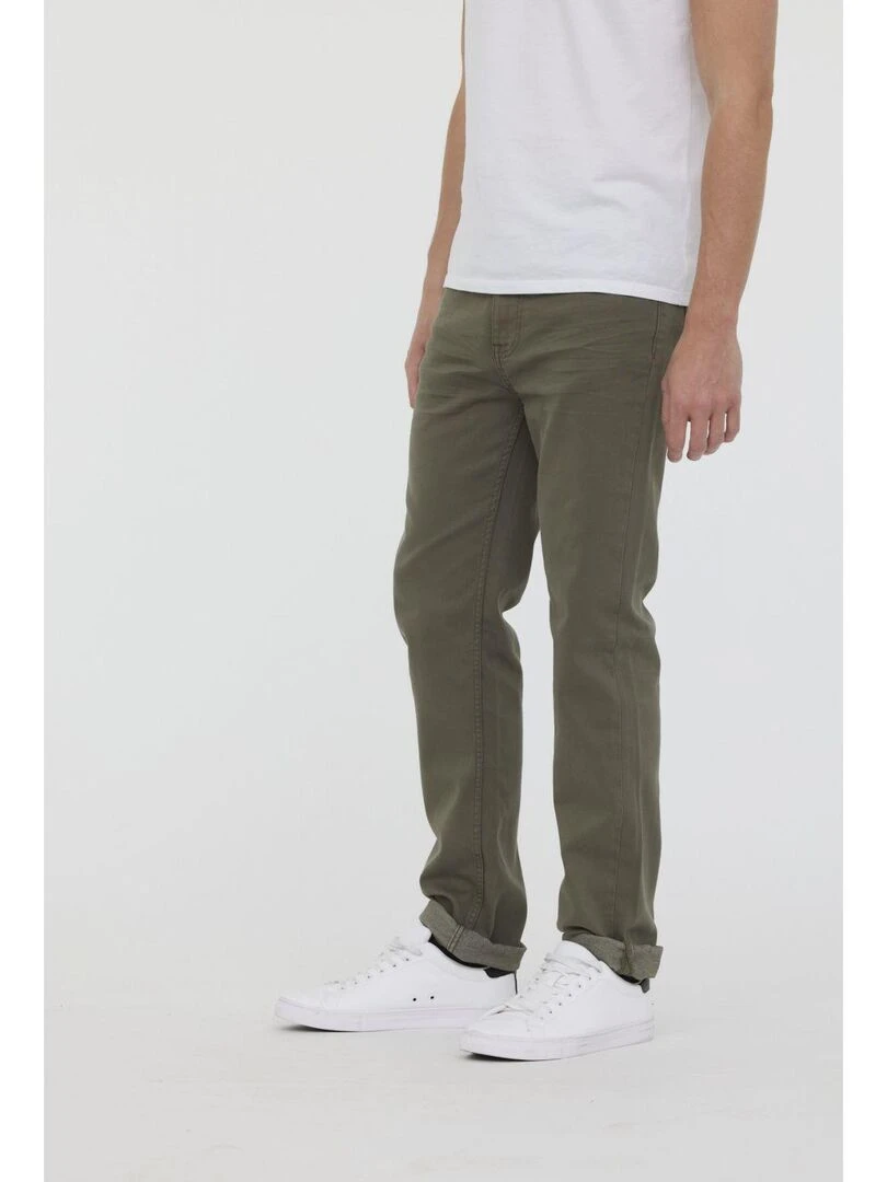 Lee Cooper   Pantalon coton straight 122Z   Kaki