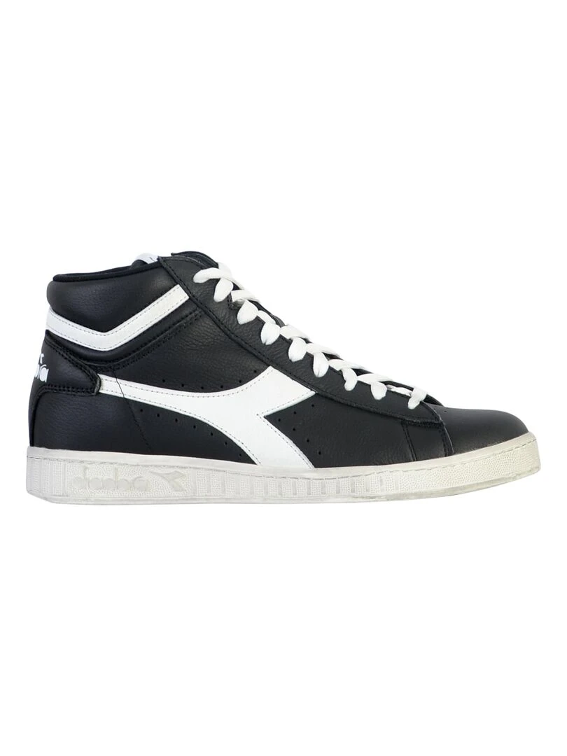 Basket à lacets Cuir Diadora Game L High Waxed Noir