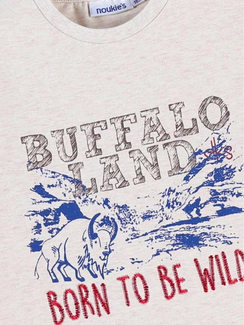 T shirt longues manches  chiné   Noukie's   Beige