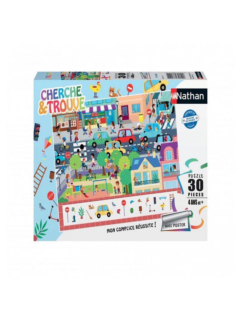 Nathan Puzzle Cherche Et Trouve 30 Pieces En Ville N/A
