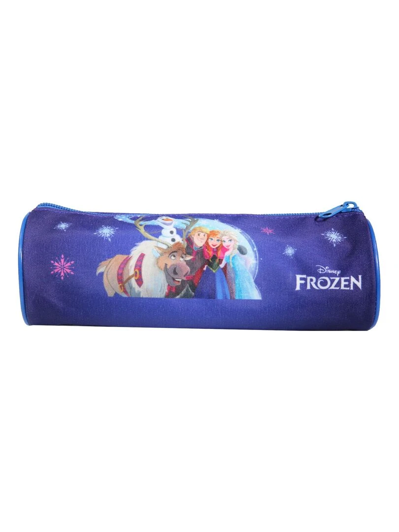BAGTROTTER Trousse scolaire ronde La Reine des Neiges / Frozen Bleu   Bleu